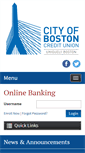 Mobile Screenshot of cityofbostoncu.com